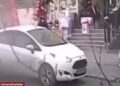 Hadımköy’de çalışır haldeki otomobil güpegündüz çalındı, O anlar kamerada!