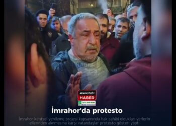 Arnavutköy İmrahor Mahallesi sakinleri protesto gösterisi düzenledi