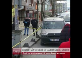 Arnavutköy’de cadde ortasında silahlı saldırı